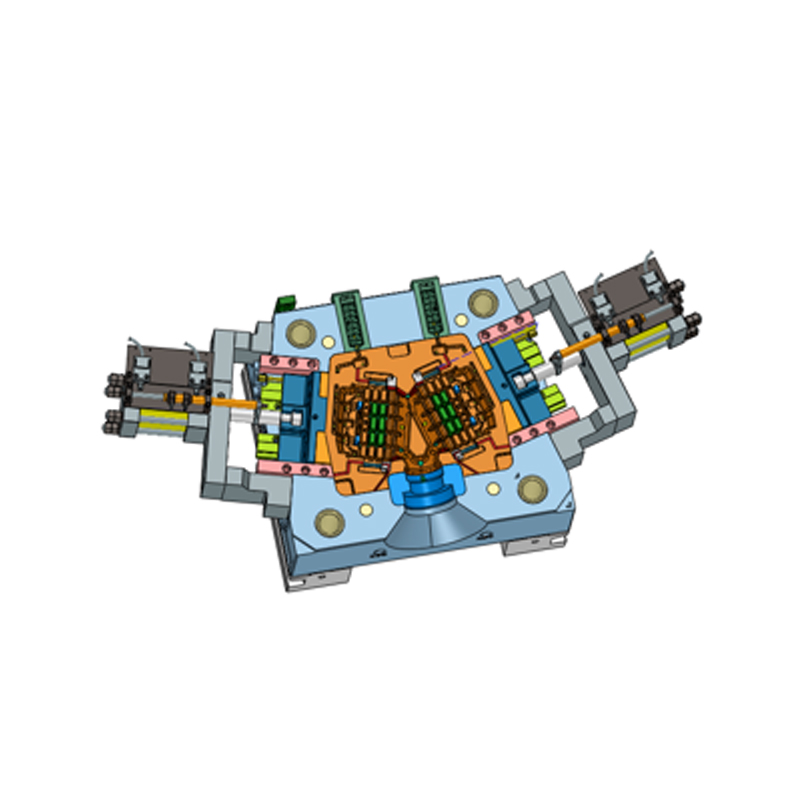 Placa de compartimento de batería de fundición a presión de aleación de aluminio, un molde, dos agujeros