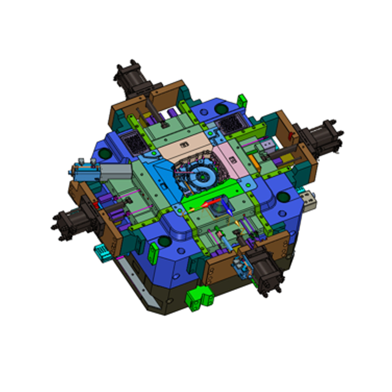 Carcasa del motor de fundición a presión de aleación de aluminio 2200T